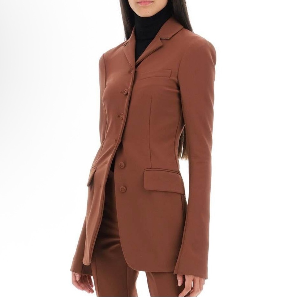 MAX MARA Sportmax Rich Brown Women's Blazer NWT XL